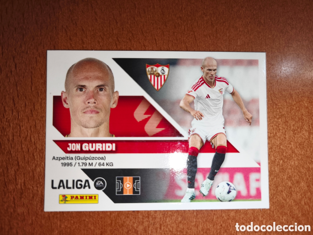 Cromos de f&uacute;tbol: Guridi n&deg;13 liga este 26/27 Sevilla