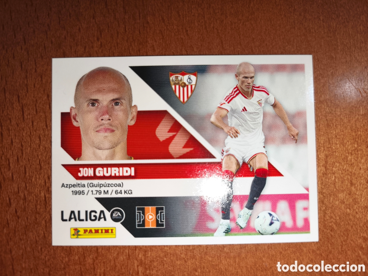 Cromos de f&uacute;tbol: Guridi n&deg;13 liga este 26/27 Sevilla