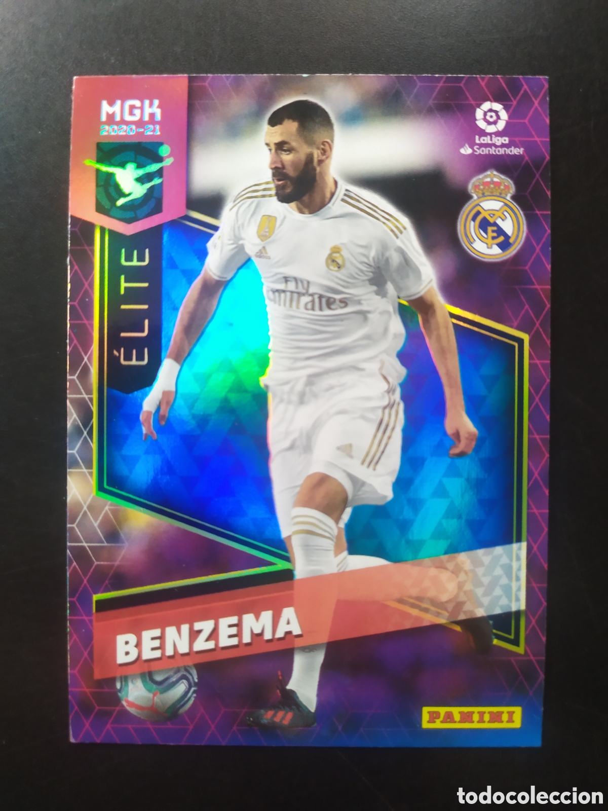 Cromos de f&uacute;tbol: Megacracks 2020 2021 panini Benzema elite n&deg; 362 Real Madrid