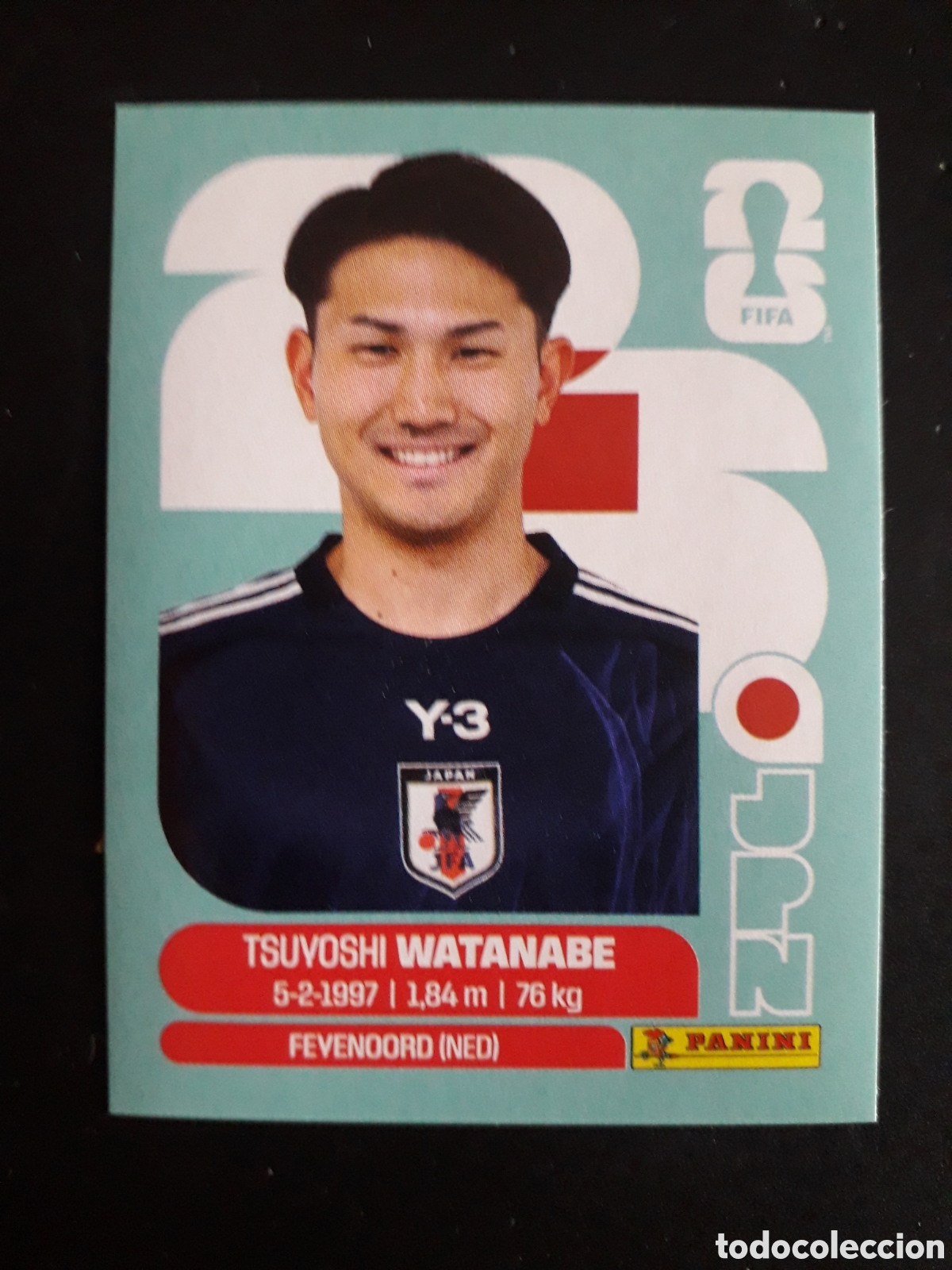 Cromos de f&uacute;tbol: WATANABE JAP&Oacute;N JPN 7 MUNDIAL F&Uacute;TBOL 2026 FIFA WORLD CUP PANINI SIN PEGAR PEDIDO M&Iacute;NIMO 3&euro;