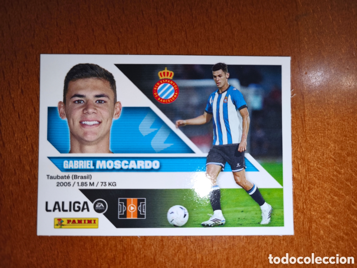 Cromos de f&uacute;tbol: Moscardo fichaje n&deg;16 liga este 26/27 Espanyol