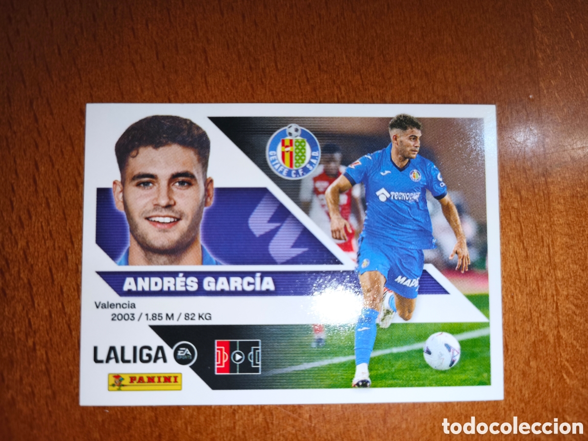 Football Stickers: Andr&eacute;s Garc&iacute;a fichaje n&deg;18 liga este 26/27 Getafe