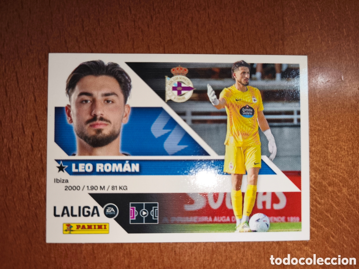 Football Stickers: Leo Rom&aacute;n fichaje n&deg;8 liga este 26/27 Deportivo