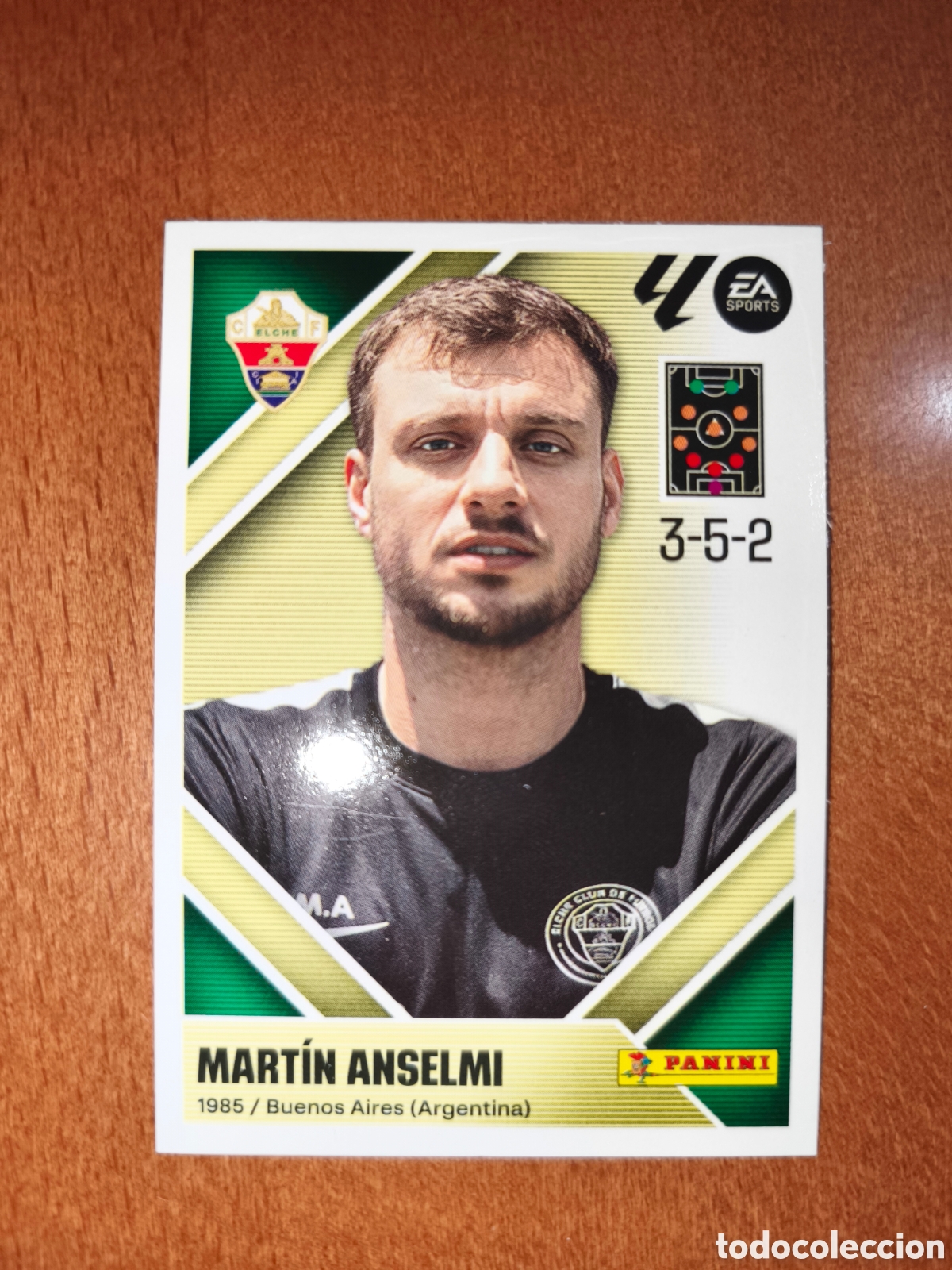 Cromos de f&uacute;tbol: Mart&iacute;n Anselmi n&deg;2 liga este 26/27 Elche