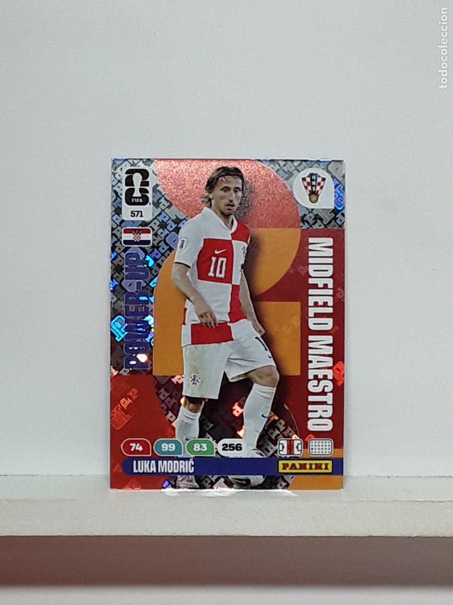 Cromos de f&uacute;tbol: ADRENALYN MUNDIAL 2026 WORLD CUP 26 ALBUM PANINI N 571 CROACIA CROATIA POWER MAESTRO LUKA MODRIC