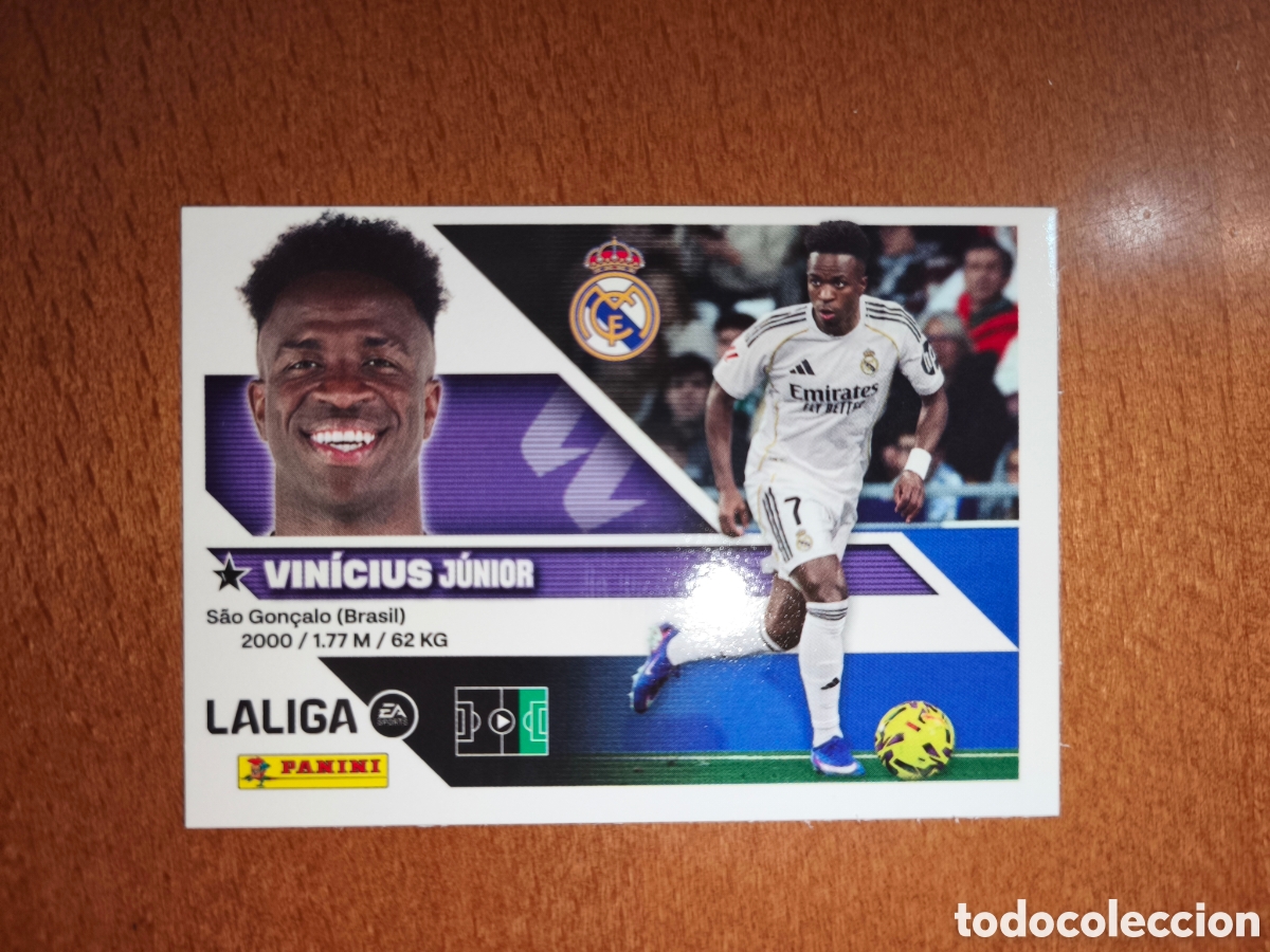 Cromos de f&uacute;tbol: Vinicius n&deg;19 liga este 26/27 Real Madrid