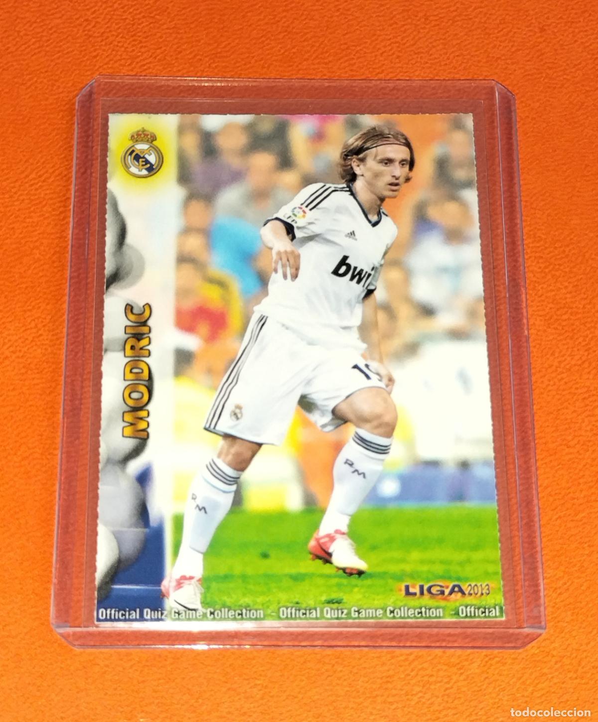 Cromos de f&uacute;tbol: 647 LUKA MODRIC NUEVO FICHAJE UH REAL MADRID CARD MUNDICROMO SPORT LIGA QUIZ GAME 2012 2013 12 13