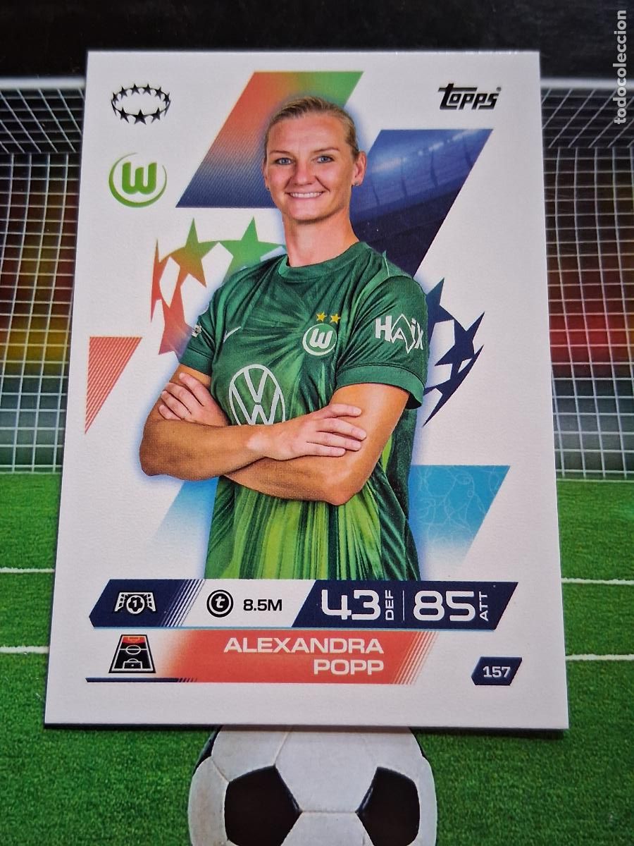 Cromos de f&uacute;tbol: 157 ALEXANDRA POPP WOLFBURGO WOMEN TOPPS MATCH ATTAX EXTRA CHAMPIONS 2025 2026 25 26