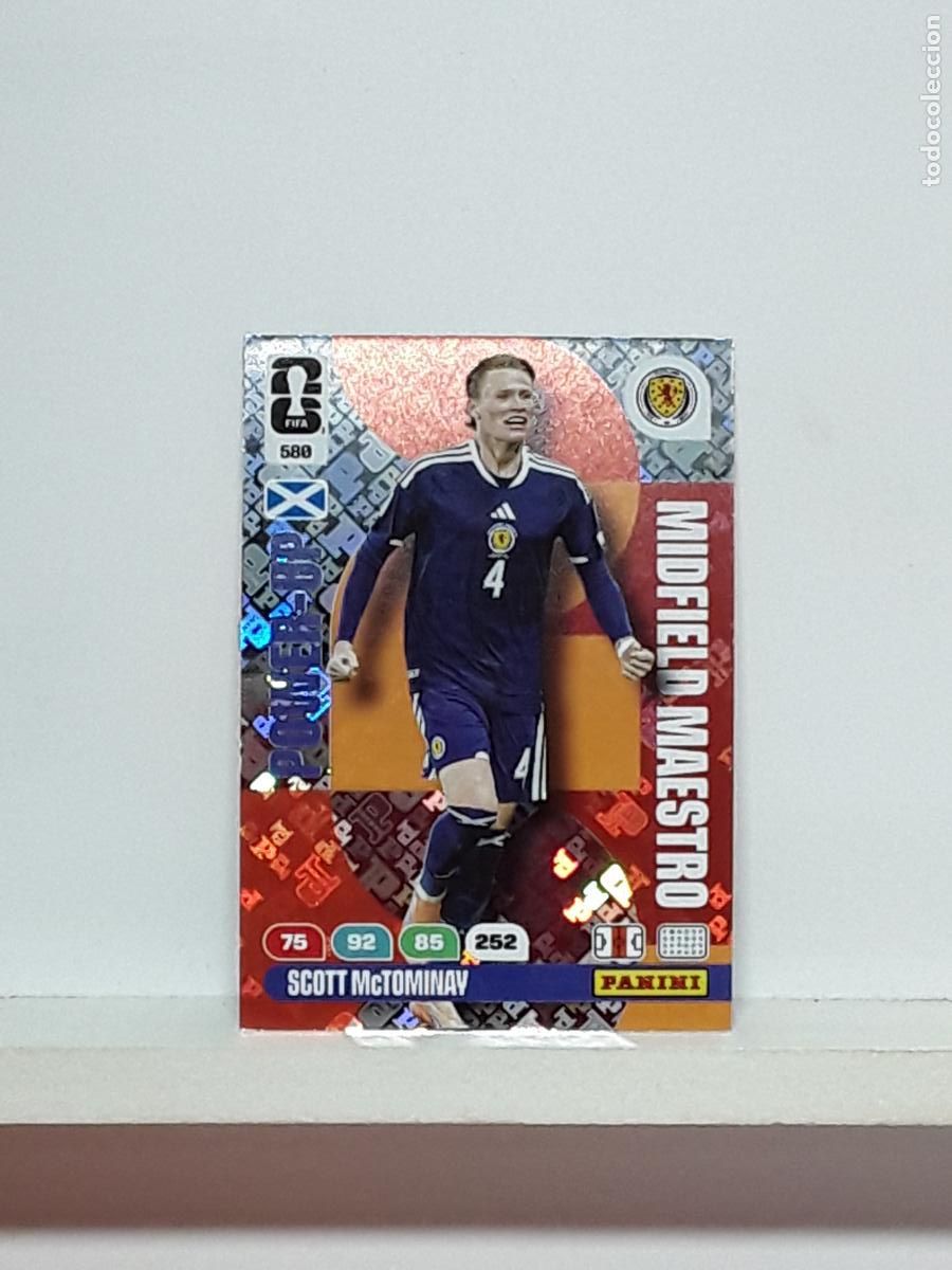 Cromos de f&uacute;tbol: ADRENALYN MUNDIAL 2026 WORLD CUP 26 ALBUM PANINI N 580 ESCOCIA POWER MAESTRO SCOTT MCTOMINAY
