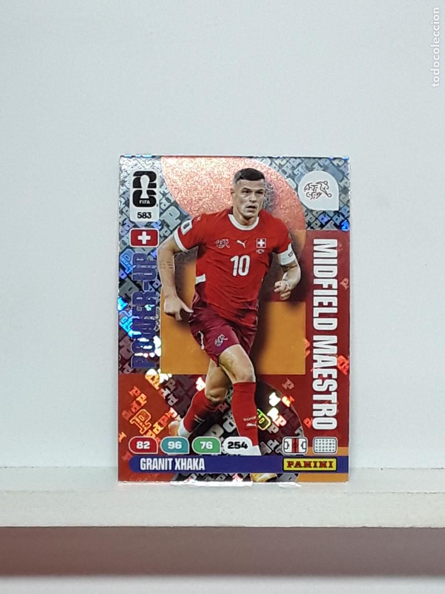 Cromos de f&uacute;tbol: ADRENALYN MUNDIAL 2026 WORLD CUP 26 ALBUM PANINI N 583 SUIZA POWER MAESTRO GRANIT XHAKA