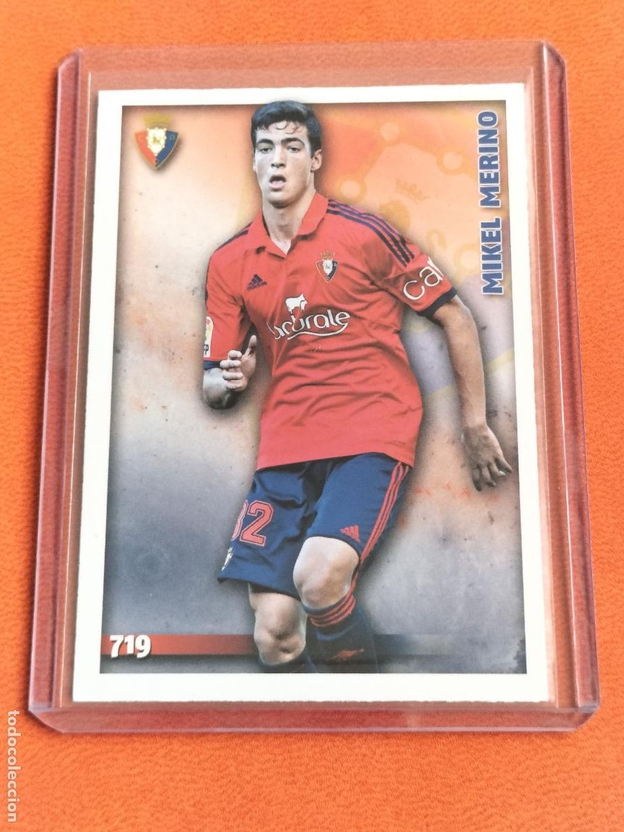 Figurine di Calcio: 719 MIKEL MERINO ROOKIE CARD OSASUNA MUNDICROMO PLATINUM LAS FICHAS QUIZ LIGA 2014 2015 14 15