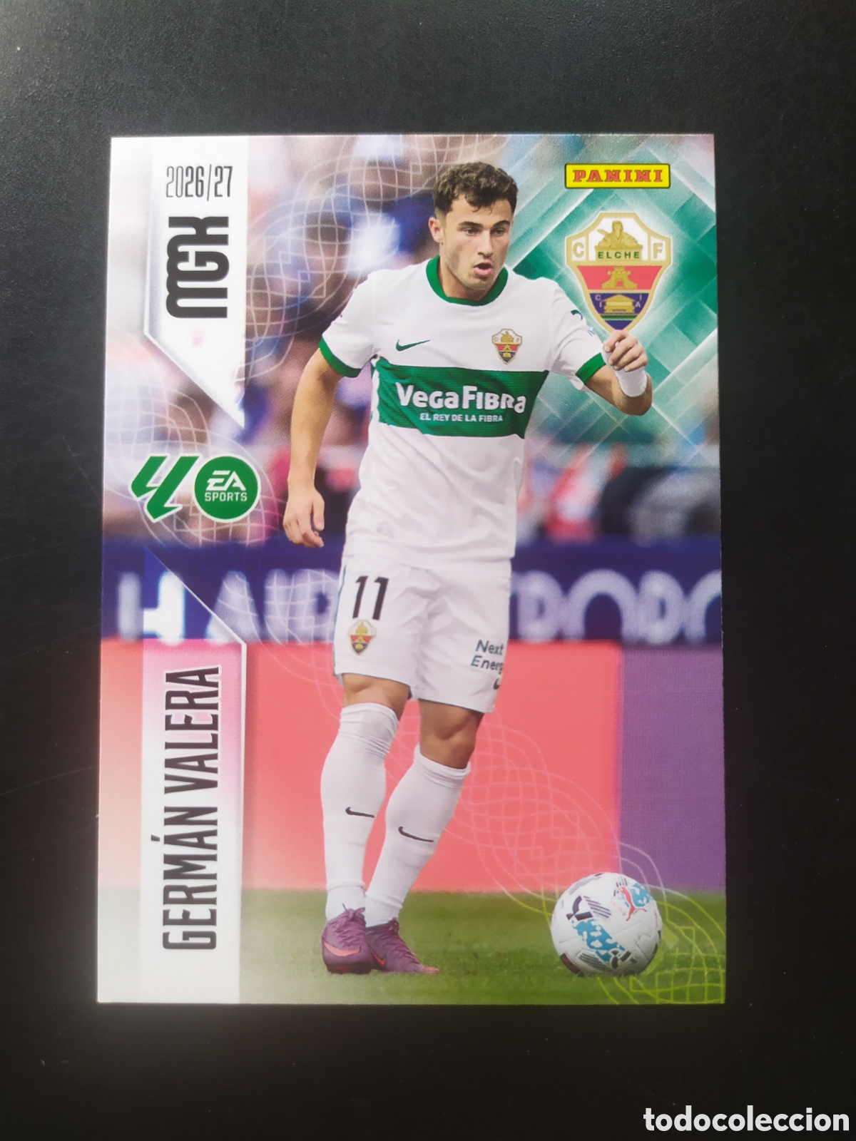 Cromos de f&uacute;tbol: Megacracks 2026 2027 26 27 panini Germ&aacute;n Valera n&deg; 153 Elche