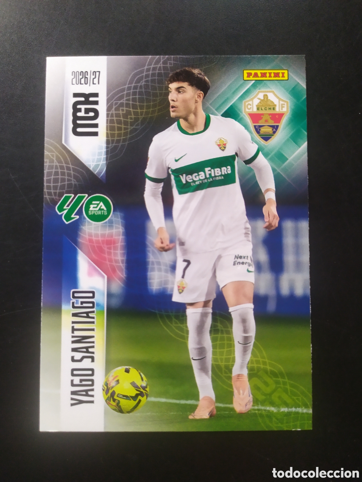 Cromos de f&uacute;tbol: Megacracks 2026 2027 26 27 panini Yago Santiago n&deg; 161 Elche