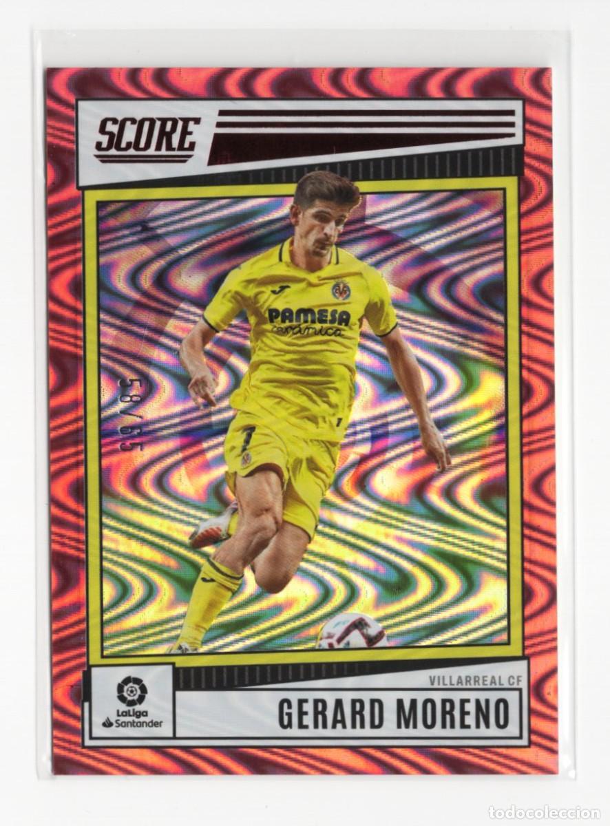 Cromos de f&uacute;tbol: Gerard Moreno Villarreal Score Panini 2022-23 La Liga Santander Numerada 58 /65