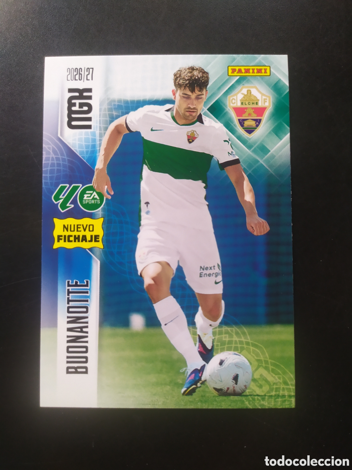 Cromos de f&uacute;tbol: Megacracks 2026 2027 26 27 panini Buonanotte fichaje n&deg; 480 Elche
