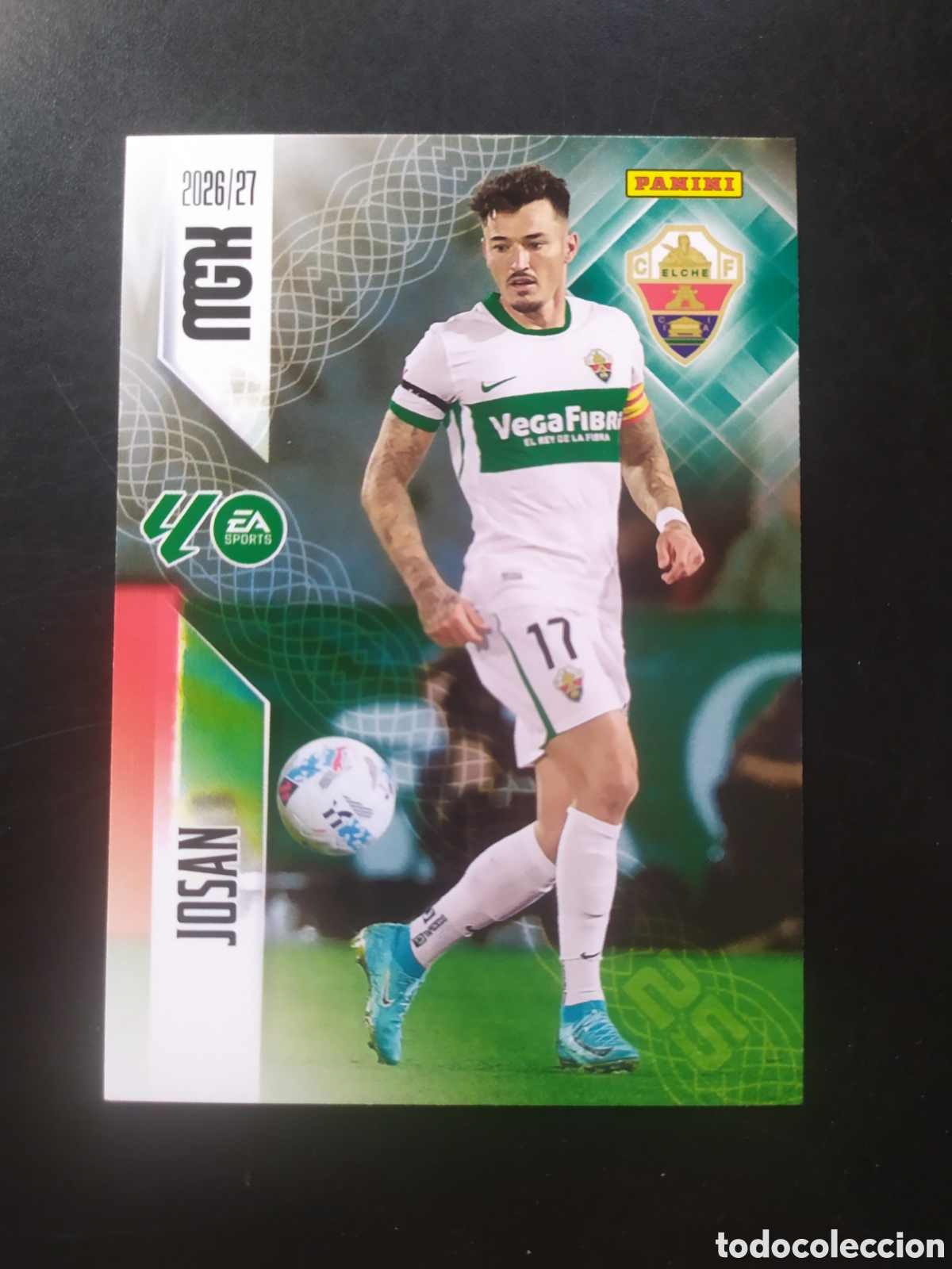 Cromos de f&uacute;tbol: Megacracks 2026 2027 26 27 panini Josan n&deg; 157 Elche