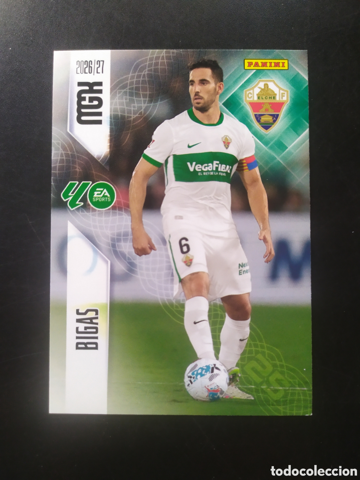 Cromos de f&uacute;tbol: Megacracks 2026 2027 26 27 panini Bigas n&deg; 150 Elche