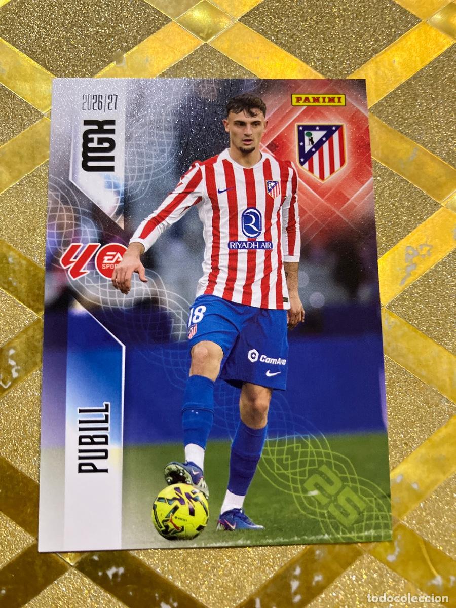 Cromos de f&uacute;tbol: CROMO DE FUTBOL NUMERO 60 PUBILL ATLETICO DE MADRID LIGA 2026 2027 MEGACRAKS MGK PANINI !