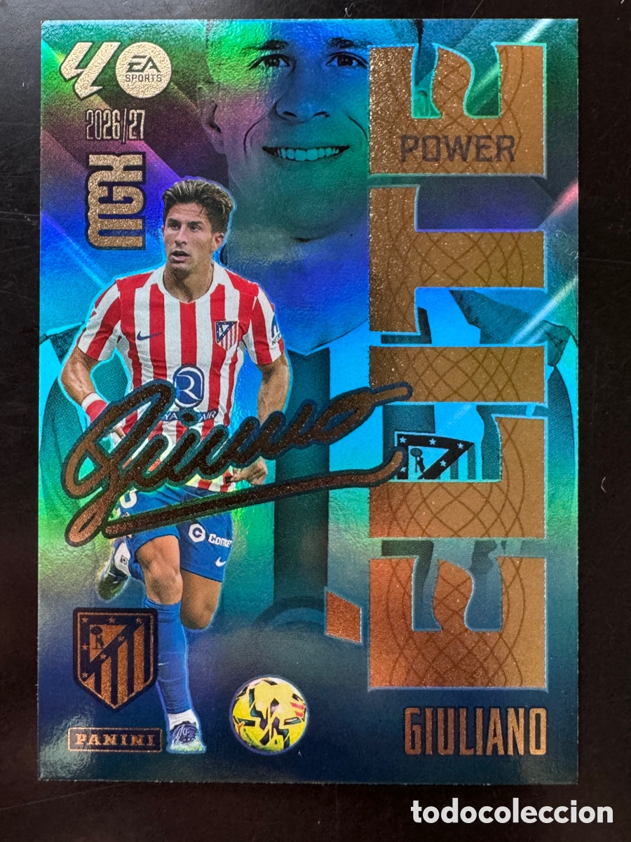 Cromos de f&uacute;tbol: Giuliano &Eacute;lite Power 7P Atl&eacute;tico Megacracks 2016/27