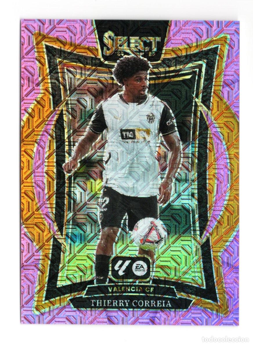 Cromos de f&uacute;tbol: Thierry Correia Panini Select La Liga Terrace Pink Mojo 2024 Numerada 99 /179