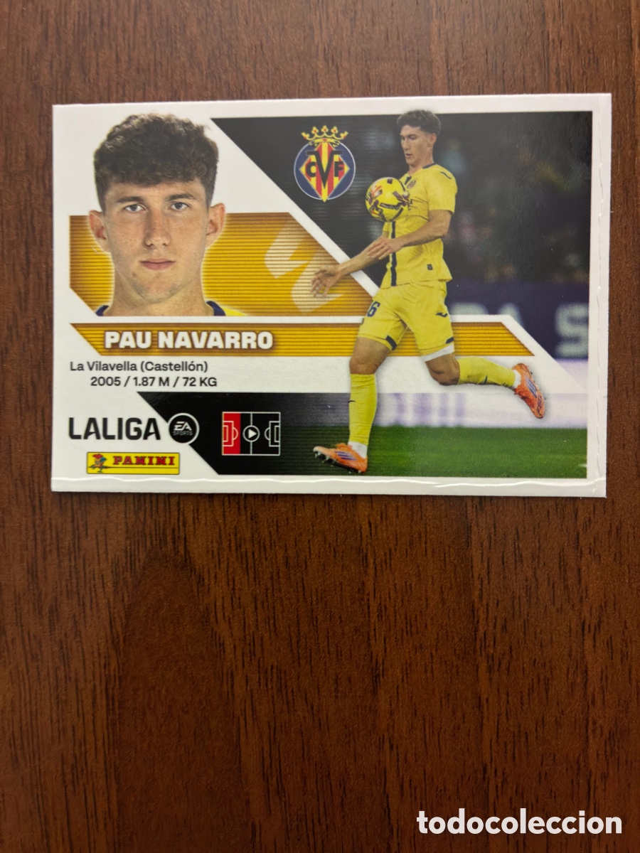 Cromos de f&uacute;tbol: Cromo N&ordm; 6A Pau Navarro - Villarreal CF - Colecci&oacute;n Este Panini Liga 2026-27 - Impecable