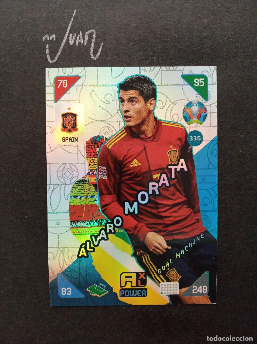 Cromos de f&uacute;tbol: 335 GOAL MACHINE MORATA ESPA&Ntilde;A ATLETICO MADRID⚽ PANINI&reg; ADRENALYN UEFA EURO 2020 2021 20 21 KICK OFF