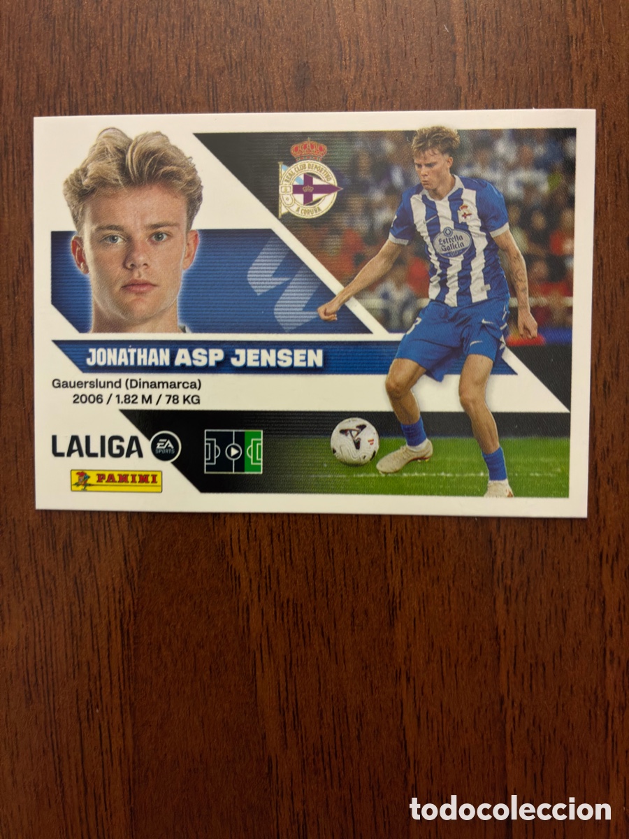 Cromos de f&uacute;tbol: Cromo N&ordm; 17 Jonathan Asp Jensen - RC Deportivo - Este Panini Liga 2026-27 - Impecable