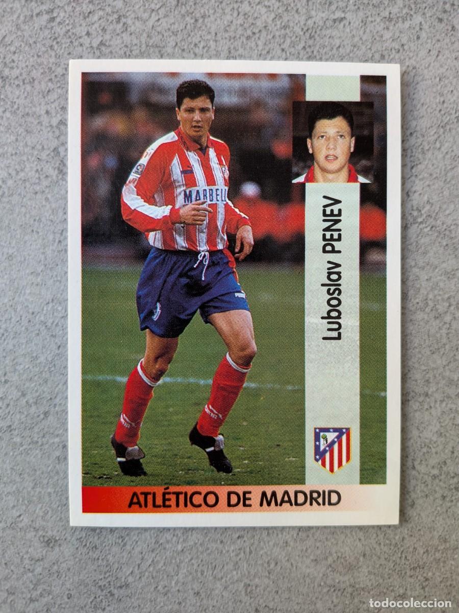 Cromos de f&uacute;tbol: Panini Liga 96/97 96 97 1996 1997 14 Luboslav Penev Atletico de Madrid baja nuevo nunca pegado