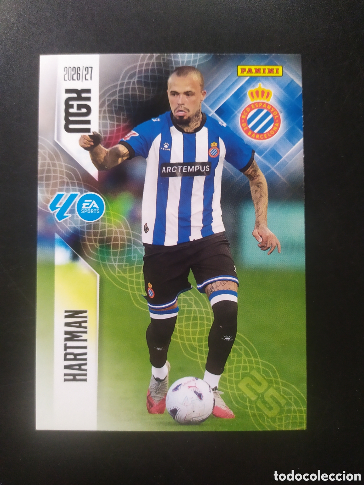 Cromos de f&uacute;tbol: Megacracks 2026 2027 26 27 panini Hartman n&deg; 171 Espanyol