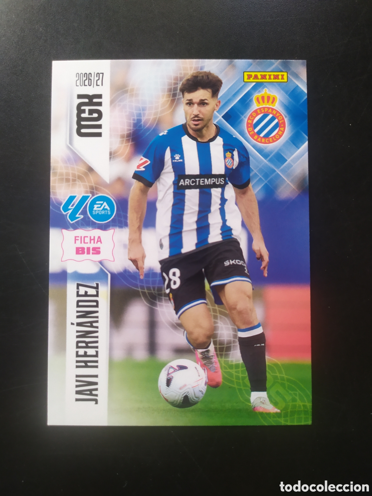Cromos de f&uacute;tbol: Megacracks 2026 2027 26 27 panini Javi Hern&aacute;ndez n&deg; 175 bis Espanyol
