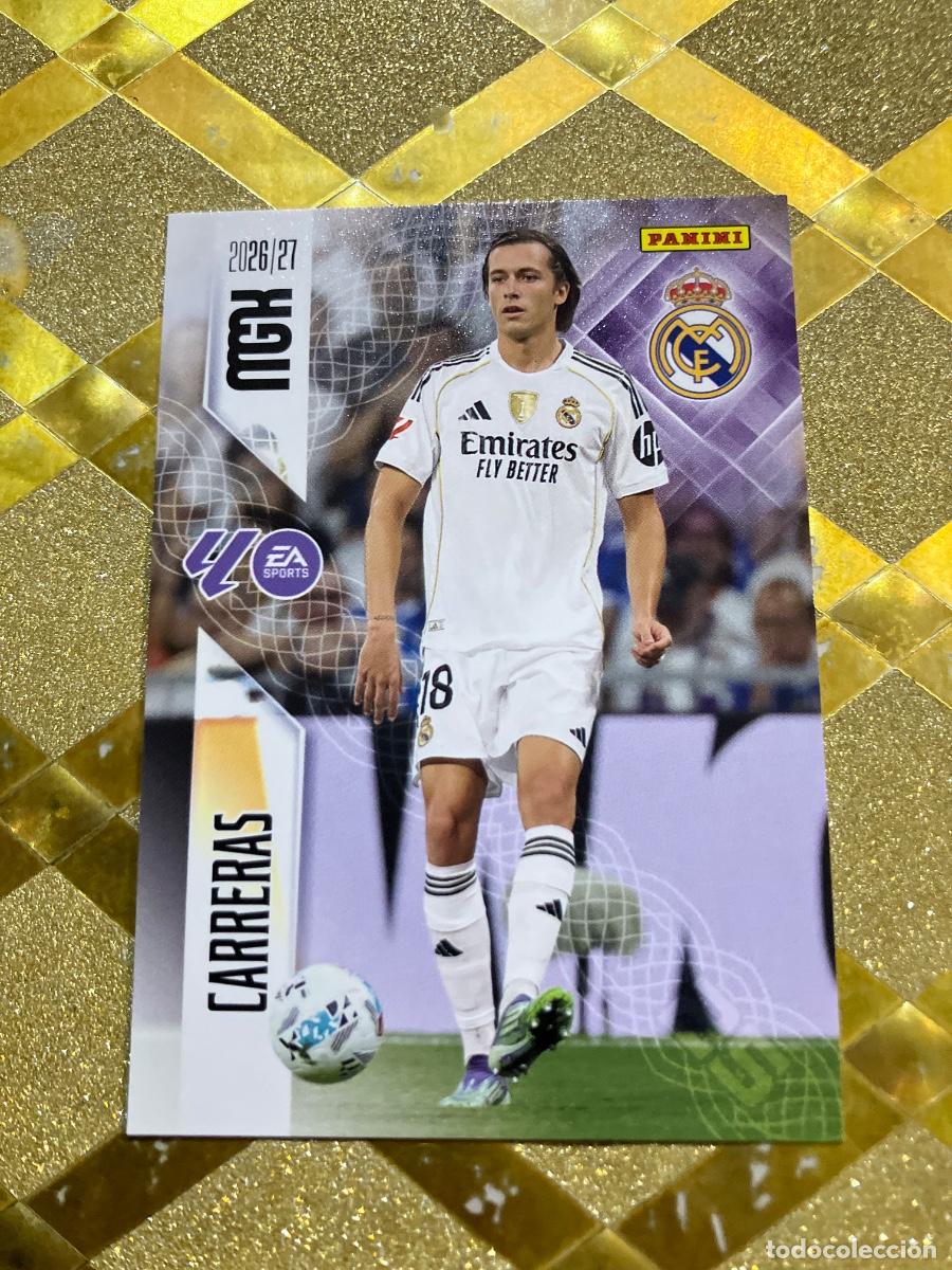 Cartes &agrave; collectionner de Football: CROMO DE FUTBOL NUMERO 224 CARRERAS REAL MADRID LIGA 2026 2027 MEGACRAKS MGK PANINI !