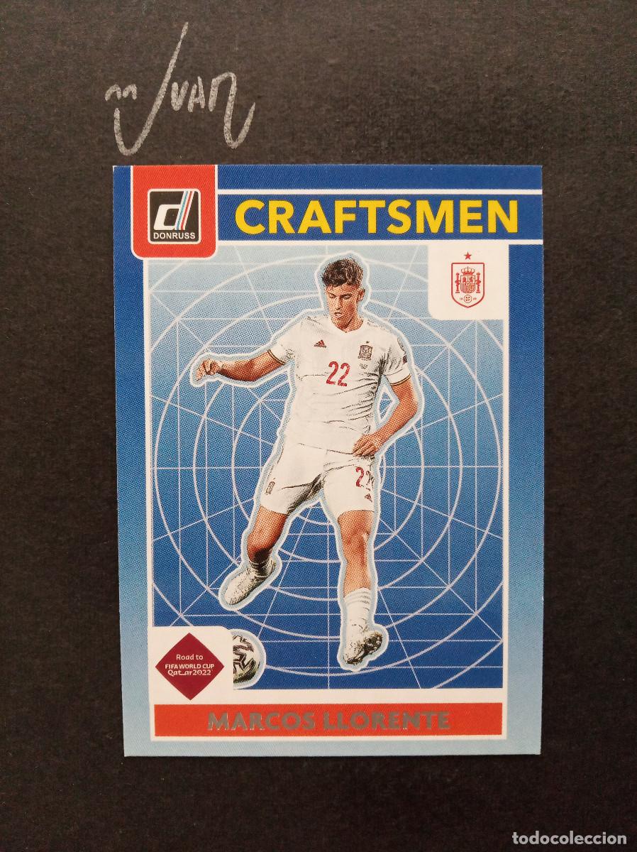 Cromos de f&uacute;tbol: N&ordm; 11 CRAFTSMEN LLORENTE ESPA&Ntilde;A ATLETICO MADRID ⚽ PANINI &reg; DONRUSS ROAD FIFA WORLD CUP QATAR 2022 22