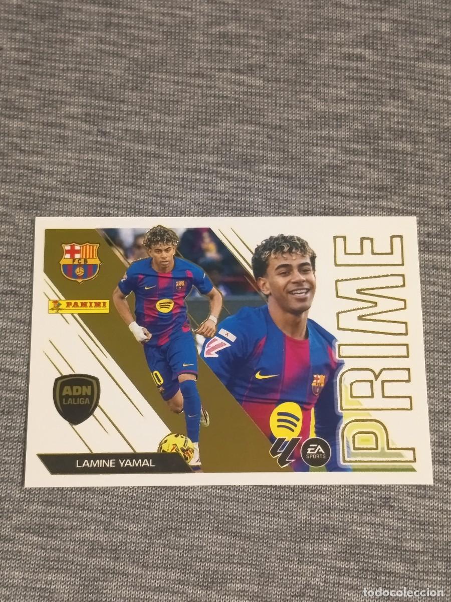 Cromos de f&uacute;tbol: Liga este 26 27 Panini LAMINE YAMAL N&deg;6 ADN PRIME nuevo