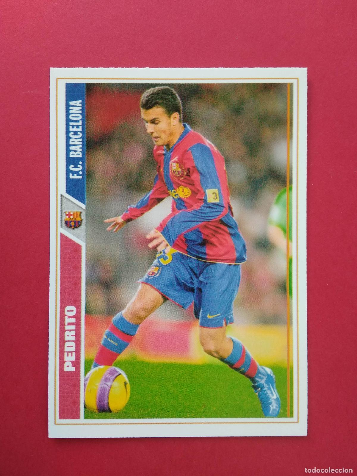 Cromos de f&uacute;tbol: MUNDICROMO LAS FICHAS DE LA LIGA 07 08 2007 2008 CROMO N&ordm; 1164 + PEDRITO PEDRO BARCELONA ROOKIE