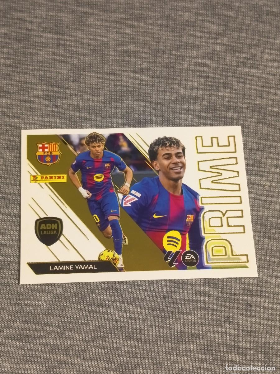 Cromos de f&uacute;tbol: Liga este 26 27 Panini LAMINE YAMAL N&deg;6 ADN PRIME nuevo