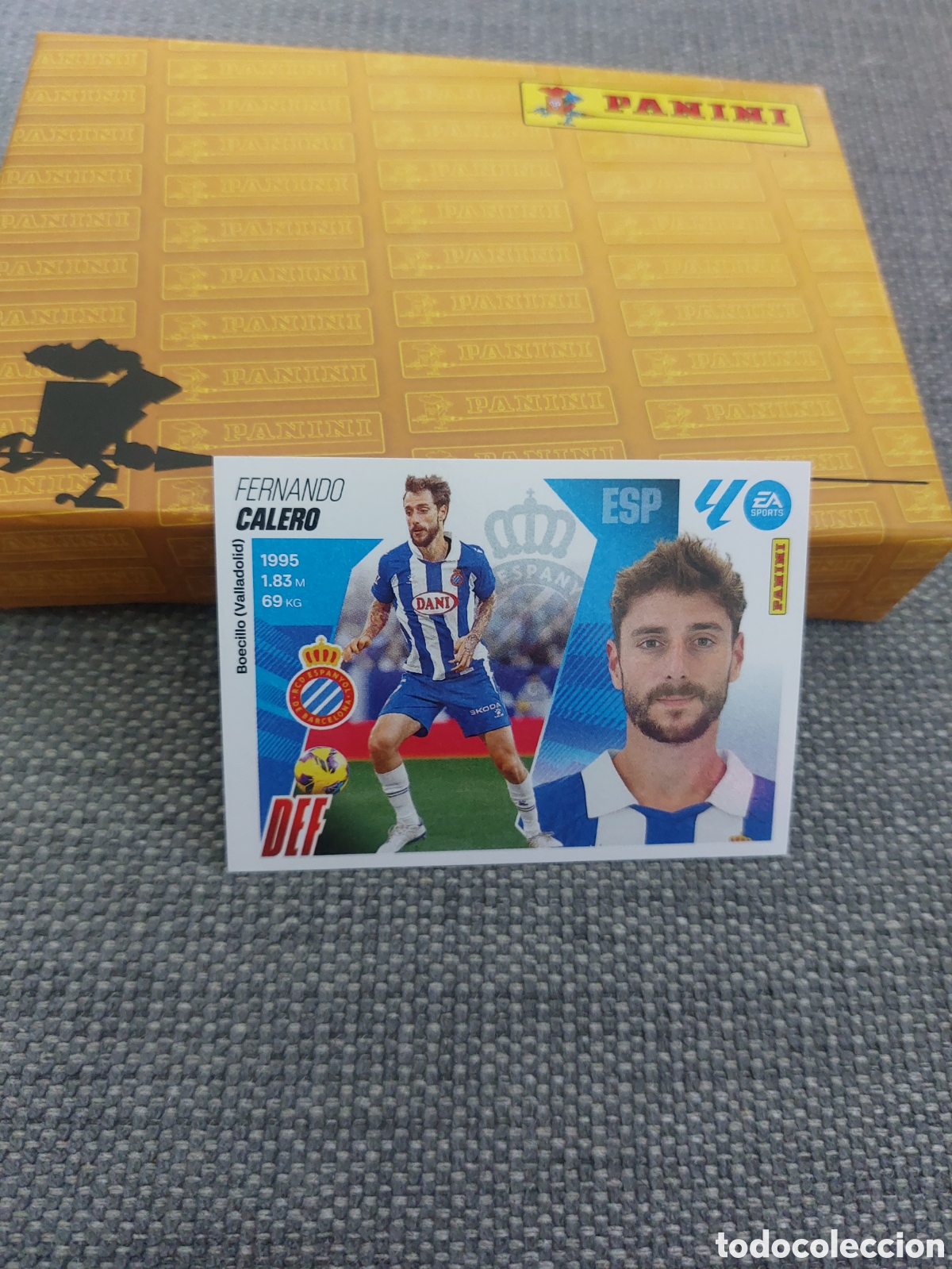 Cromos de f&uacute;tbol: 7 CALERO ESPANYOL PANINI LIGA ESTE 25 26 2025 2026