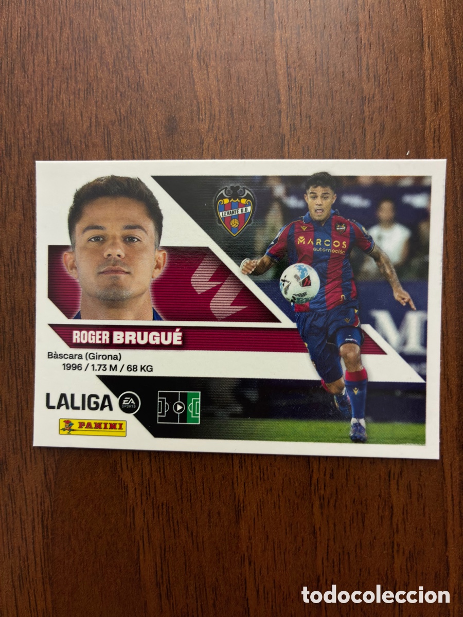 Cromos de f&uacute;tbol: Cromo N&ordm; 17 Roger Brugu&eacute; - Levante UD - Colecci&oacute;n Este Panini Liga 2026-27 - Impecable