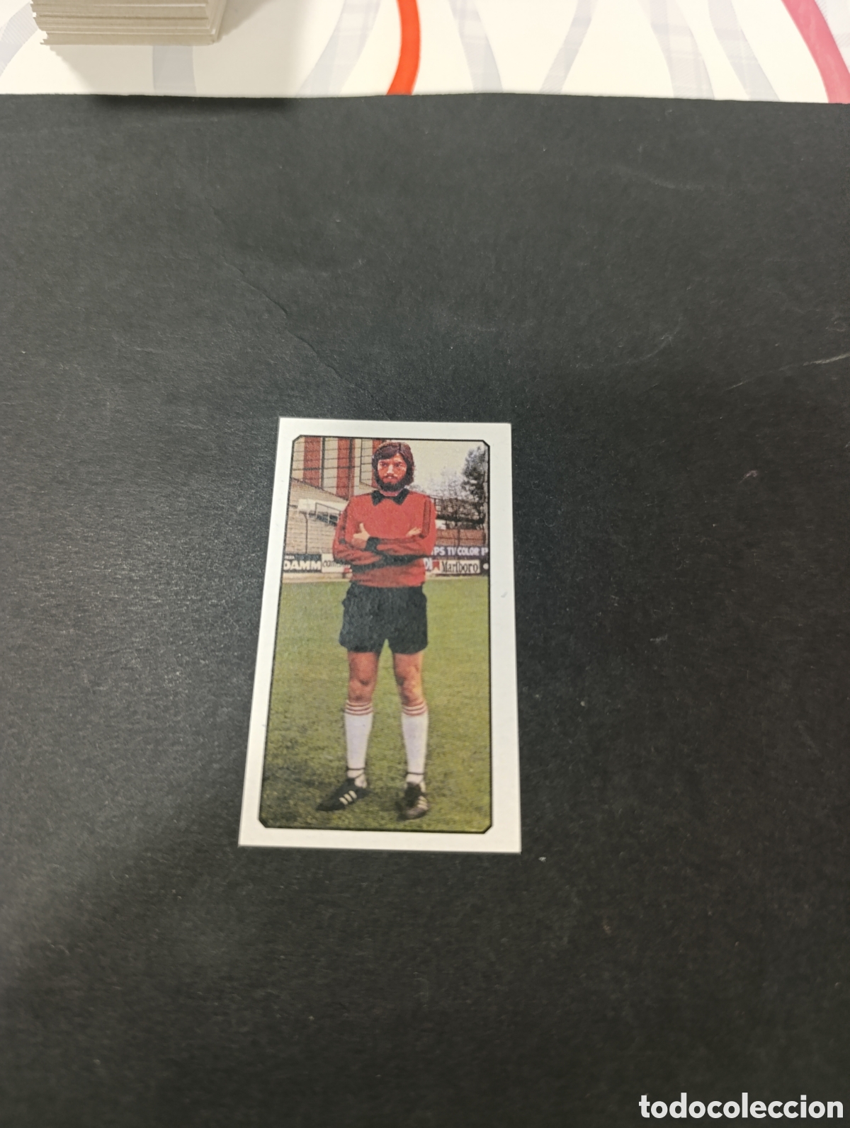 Cromos de f&uacute;tbol: Cromo Claudio Sporting de Gij&oacute;n Liga Este 77 78, ampliaci&oacute;n de la colecci&oacute;n.