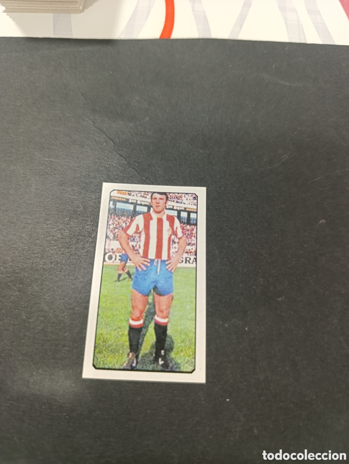 Cromos de f&uacute;tbol: Cromo Cundi Sporting de Gij&oacute;n Liga Este 77 78, ampliaci&oacute;n de la colecci&oacute;n.