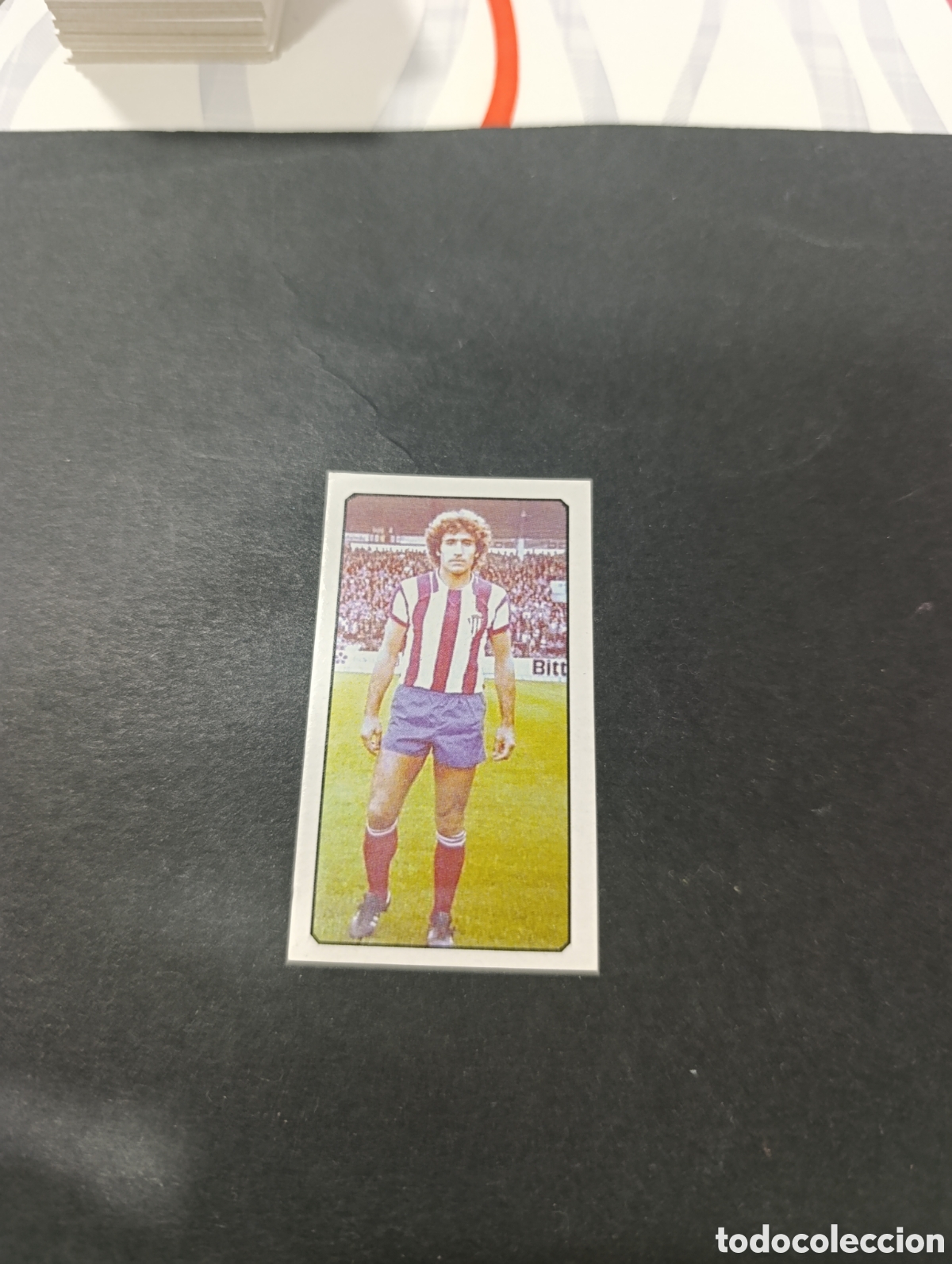 Cromos de f&uacute;tbol: Cromo Ur&iacute;a Sporting de Gij&oacute;n Liga Este 77 78, ampliaci&oacute;n de la colecci&oacute;n.