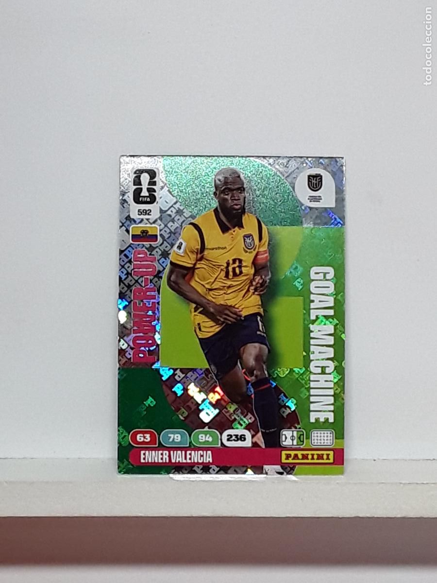Cromos de f&uacute;tbol: ADRENALYN MUNDIAL 2026 WORLD CUP 26 ALBUM PANINI N 592 ECUADOR POWER MACHINE ENNER VALENCIA