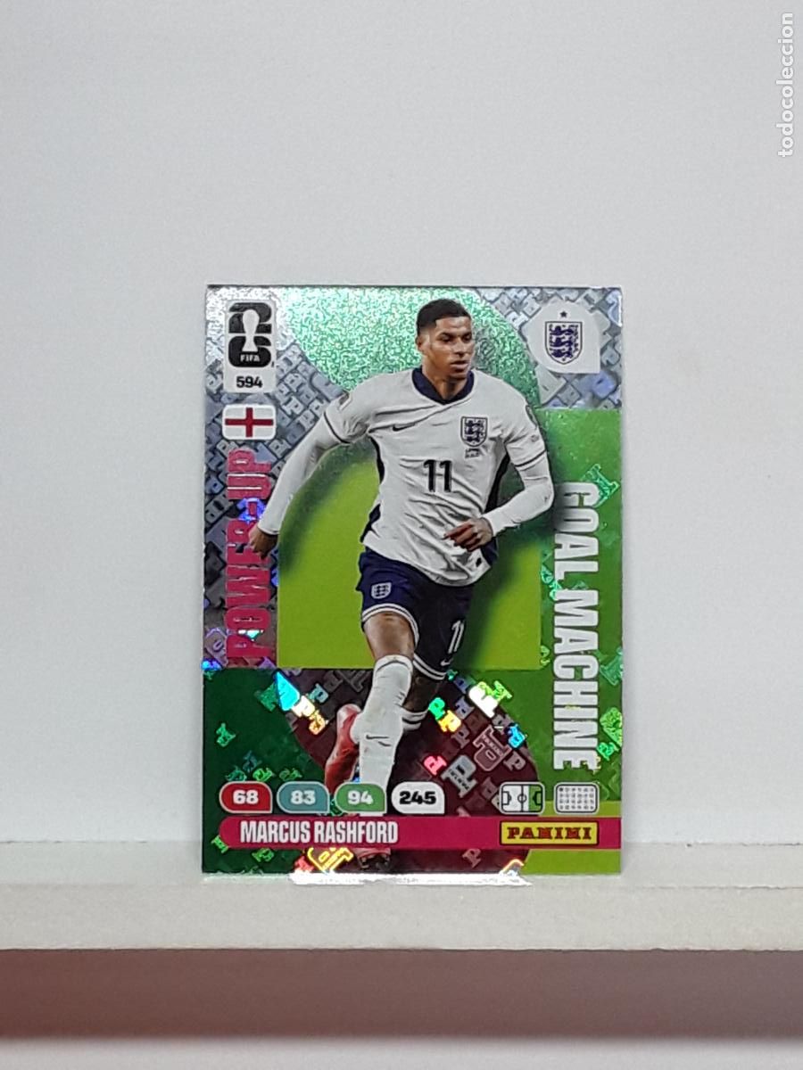 Cromos de f&uacute;tbol: ADRENALYN MUNDIAL 2026 WORLD CUP 26 ALBUM PANINI N 594 INGLATERRA POWER MACHINE MARCUS RASHFORD