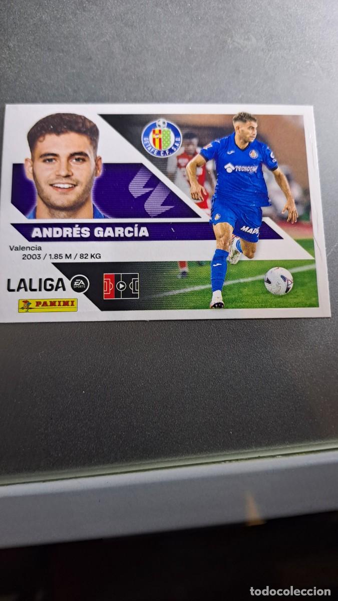 Fu&szlig;ball-Sticker: CROMO ANDRES GARCIA FICHAJE 18 ULTIMOS FICHAJES 18 GETAFE LIGA 2026 2027 26 27 ESTE PANINI NUNCA PEG
