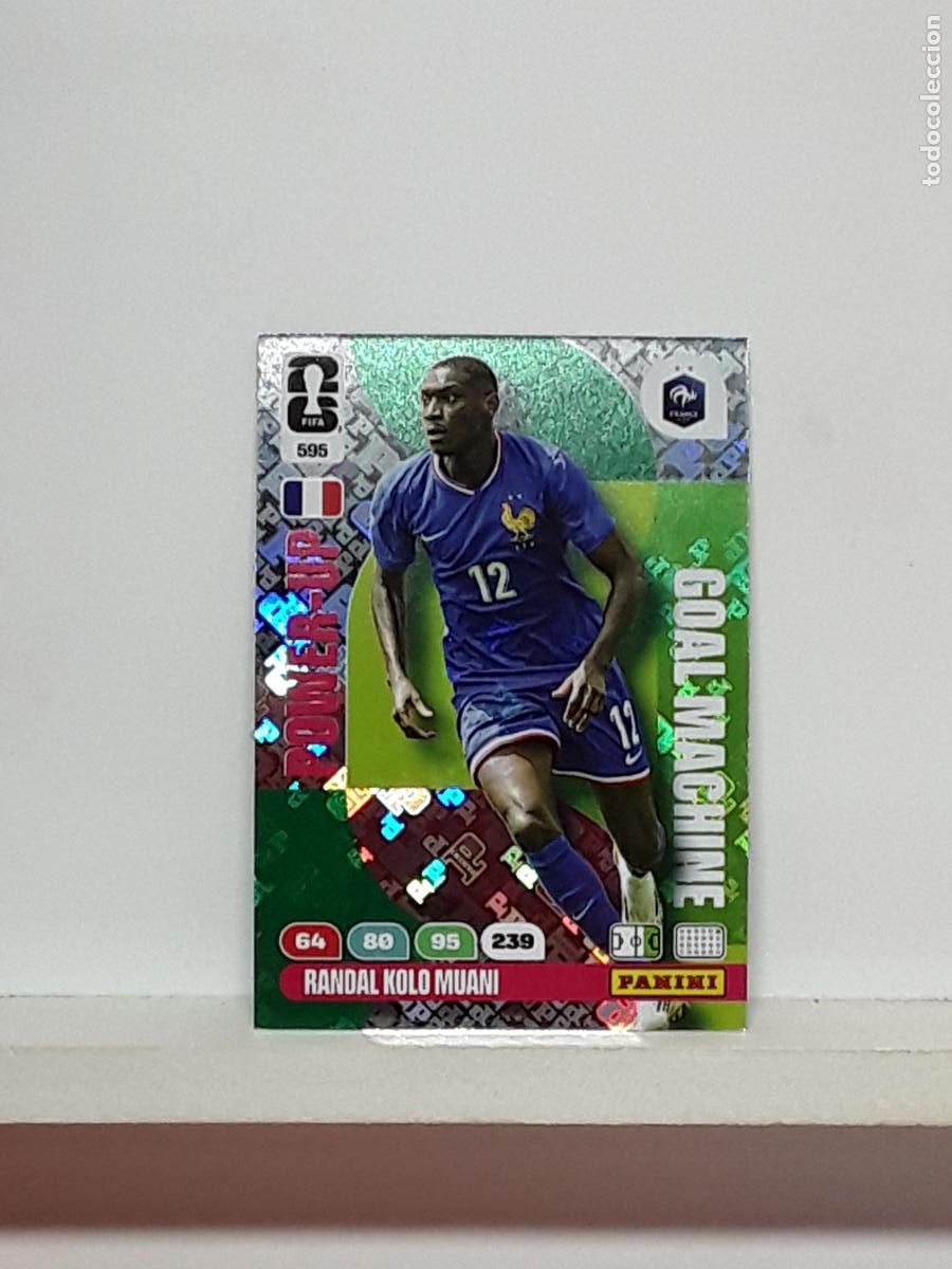 Cromos de f&uacute;tbol: ADRENALYN MUNDIAL 2026 WORLD CUP 26 ALBUM PANINI N 595 FRANCIA POWER MACHINE RANDAL KOLO MUANI