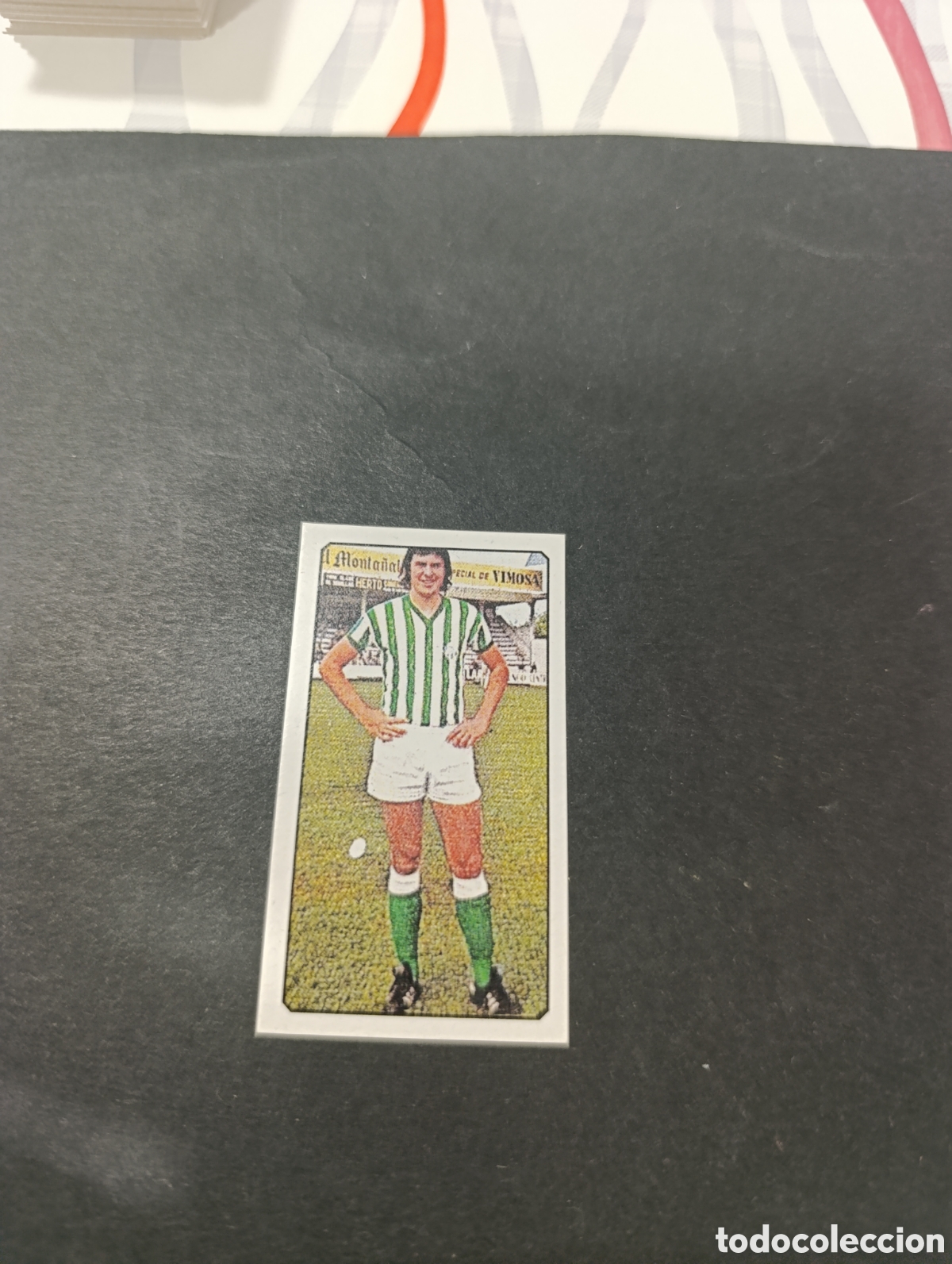 Cromos de f&uacute;tbol: Cromo Hugo Cabezas Real Betis Liga Este 77 78, ampliaci&oacute;n de la colecci&oacute;n.