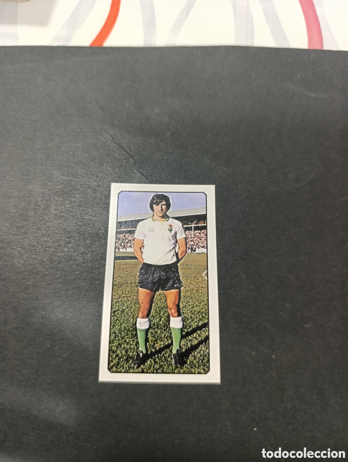 Cromos de Futebol: Cromo Quique Seti&eacute;n Racing de Santander Liga Este 77 78, ampliaci&oacute;n de la colecci&oacute;n.