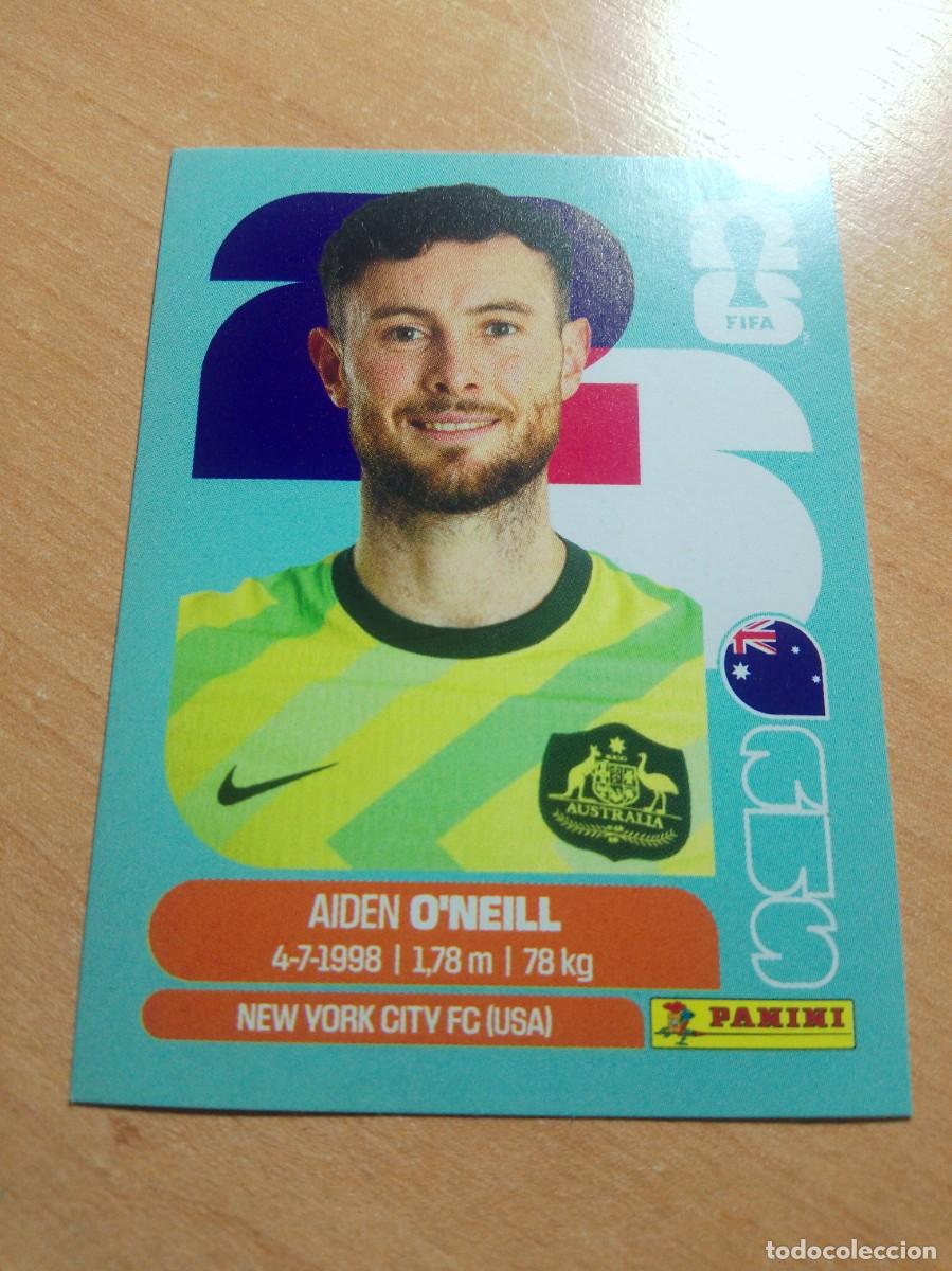 Cromos de f&uacute;tbol: AUS 14 AIDEN O'NEILL AUSTRALIA MUNDIAL FIFA WORLD CUP 2026 26 PANINI STICKERS NUEVO