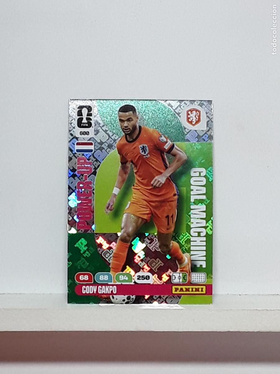 Cromos de f&uacute;tbol: ADRENALYN MUNDIAL 2026 WORLD CUP 26 ALBUM PANINI N 600 NEDERLAND POWER MACHINE CODY GAKPO