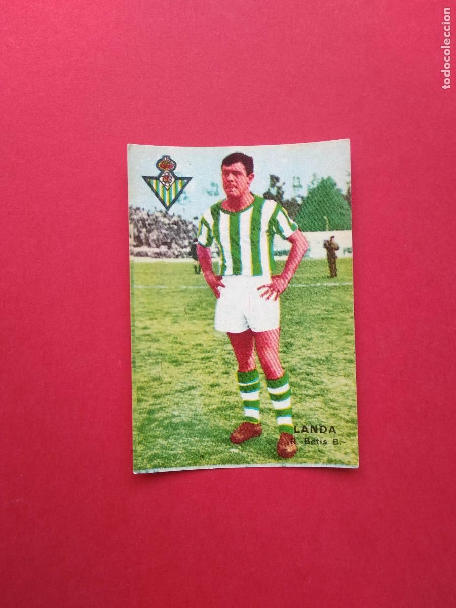 Cromos de f&uacute;tbol: EDITORIAL FHER CAMPEONATO DE LIGA 67 68 1967 1968 CROMO NUNCA PEGADO BETIS , LANDA