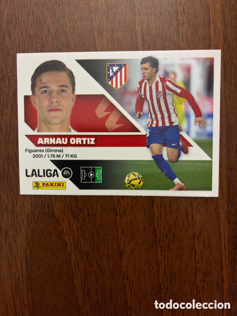 Cromos de f&uacute;tbol: Cromo N&ordm; 16 BIS Arnau Ortiz (Coloca) - Atl&eacute;tico de Madrid - Este Panini Liga 2026-27 - Impecable